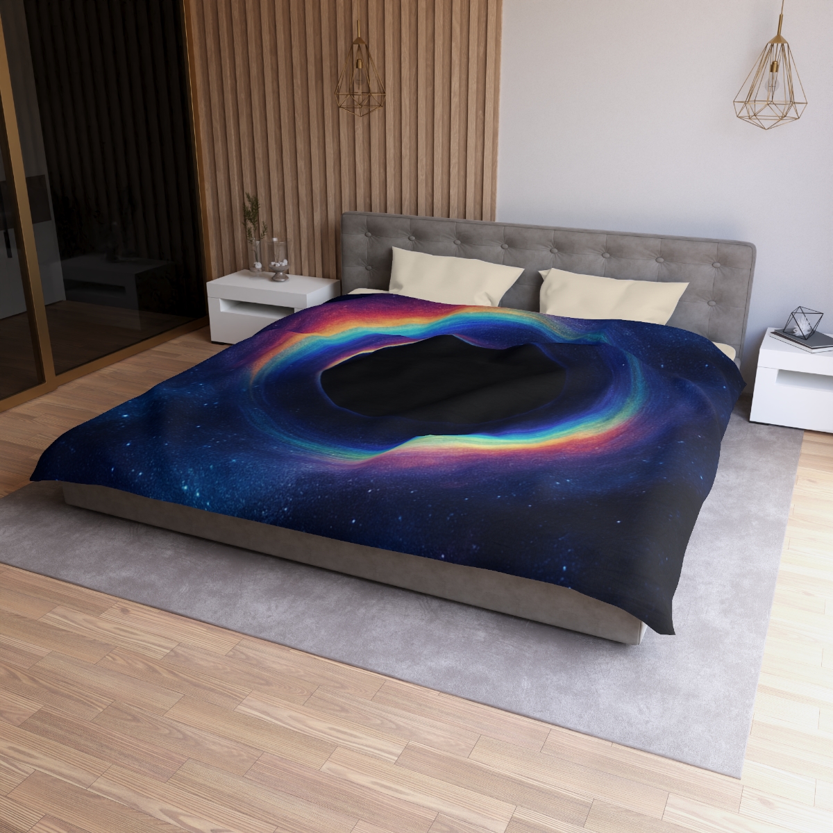 Prismatic Lensing Halo Drift soft comforter duvets