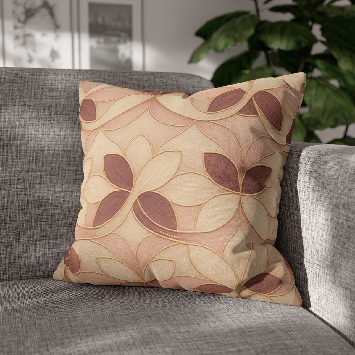 Petal Ribbon Mosaic unique gift pillow cases