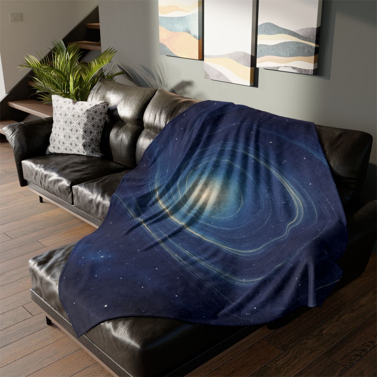 Lensing Mirage Bloom soft fleece blankets