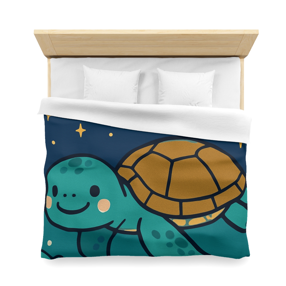 Starry Sea Turtle Voyage warm winter duvets