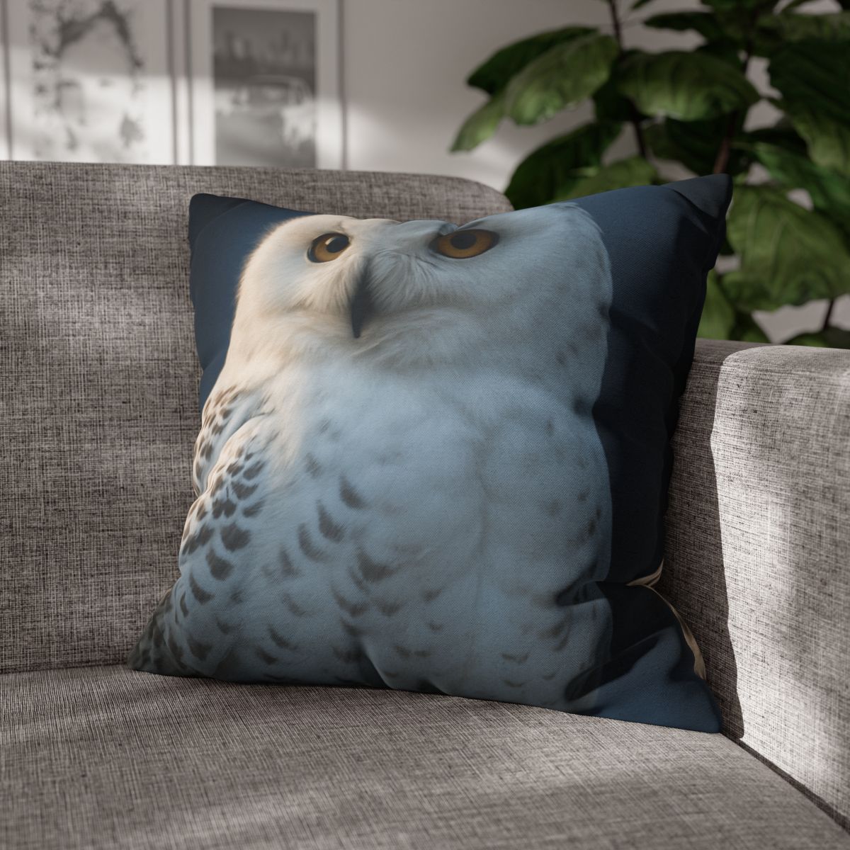Midnight Watch Snowy Owl unique gift pillow cases