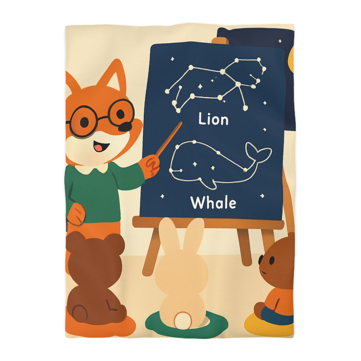 Constellation Classroom Fox stylish duvet covers