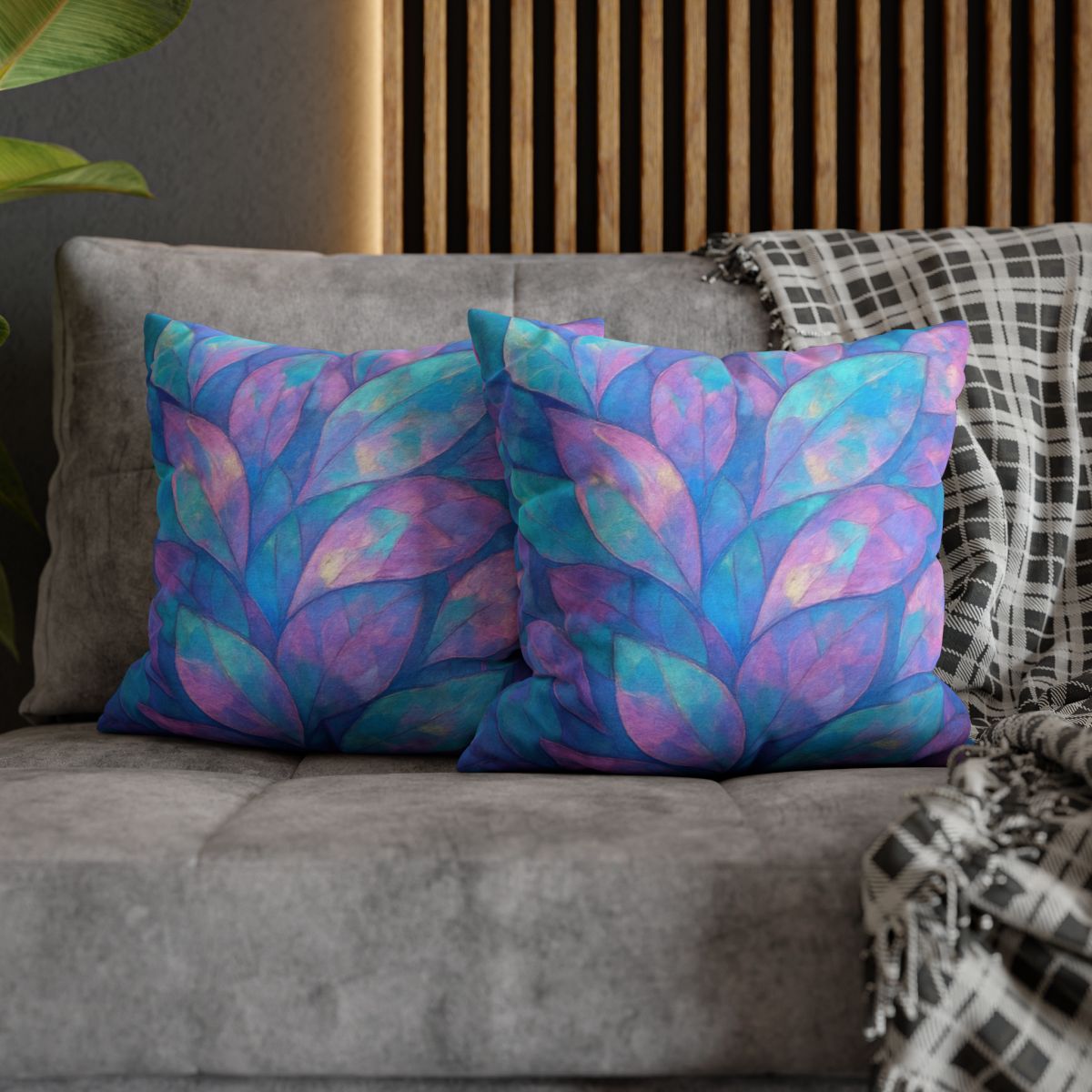 Petal Mosaic Aurora comfortable bedding pillow covers