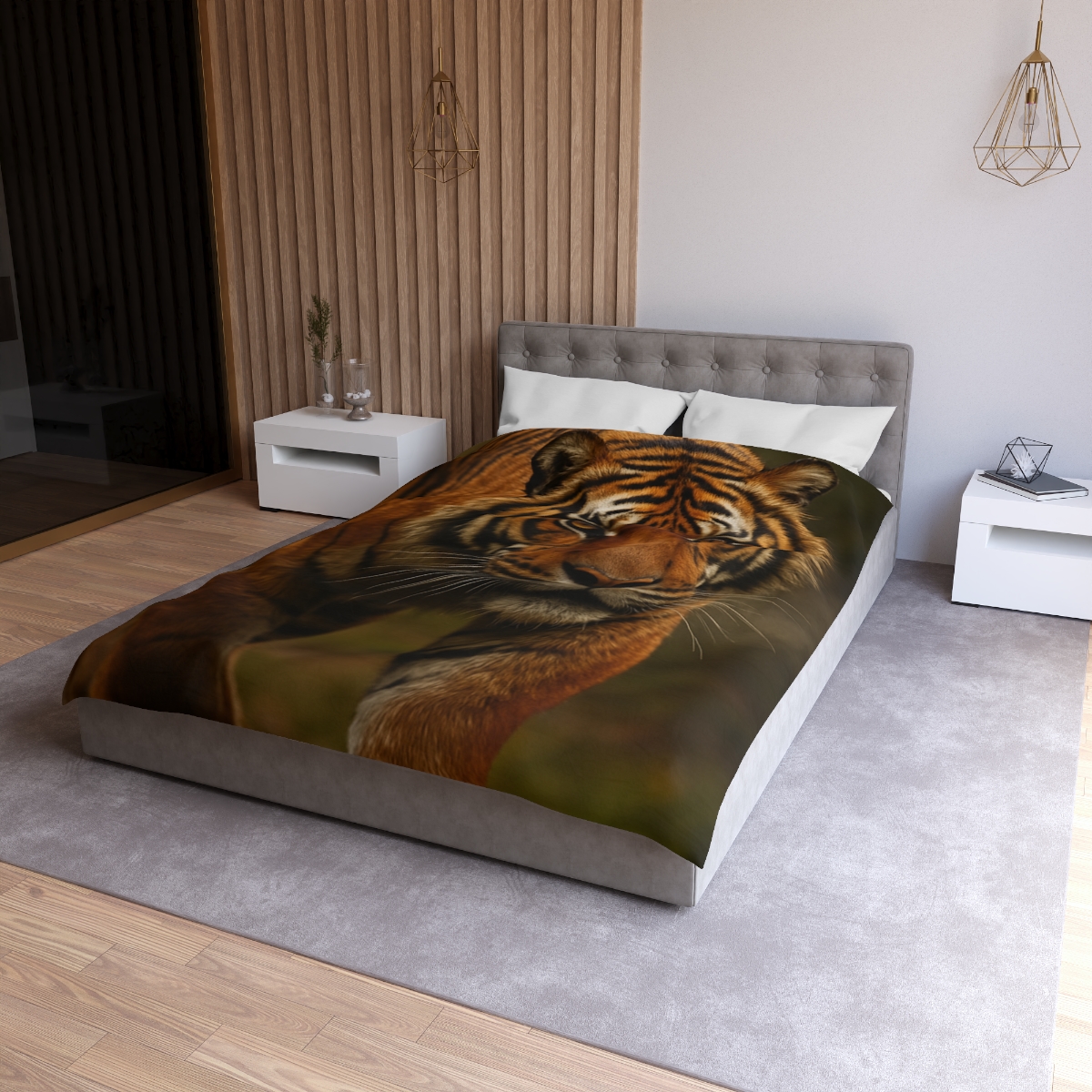 Forest Stalker Bengal Tiger duvets for gifts