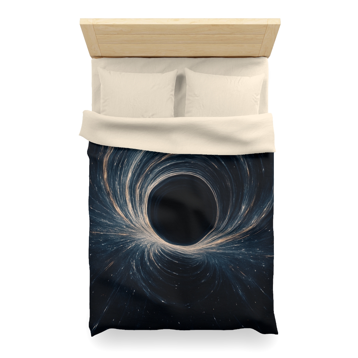 Gravity Well Vortex personalized bedding duvets