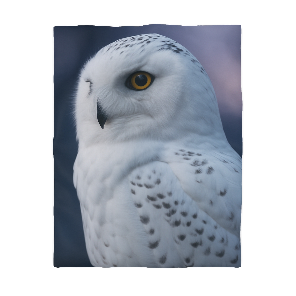 Twilight Watcher Snowy Owl warm winter duvets