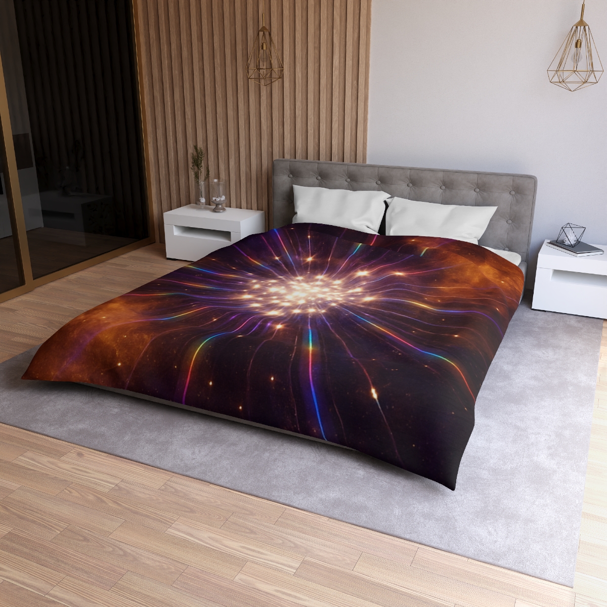 Starburst Cluster Mosaic unique patterned duvets