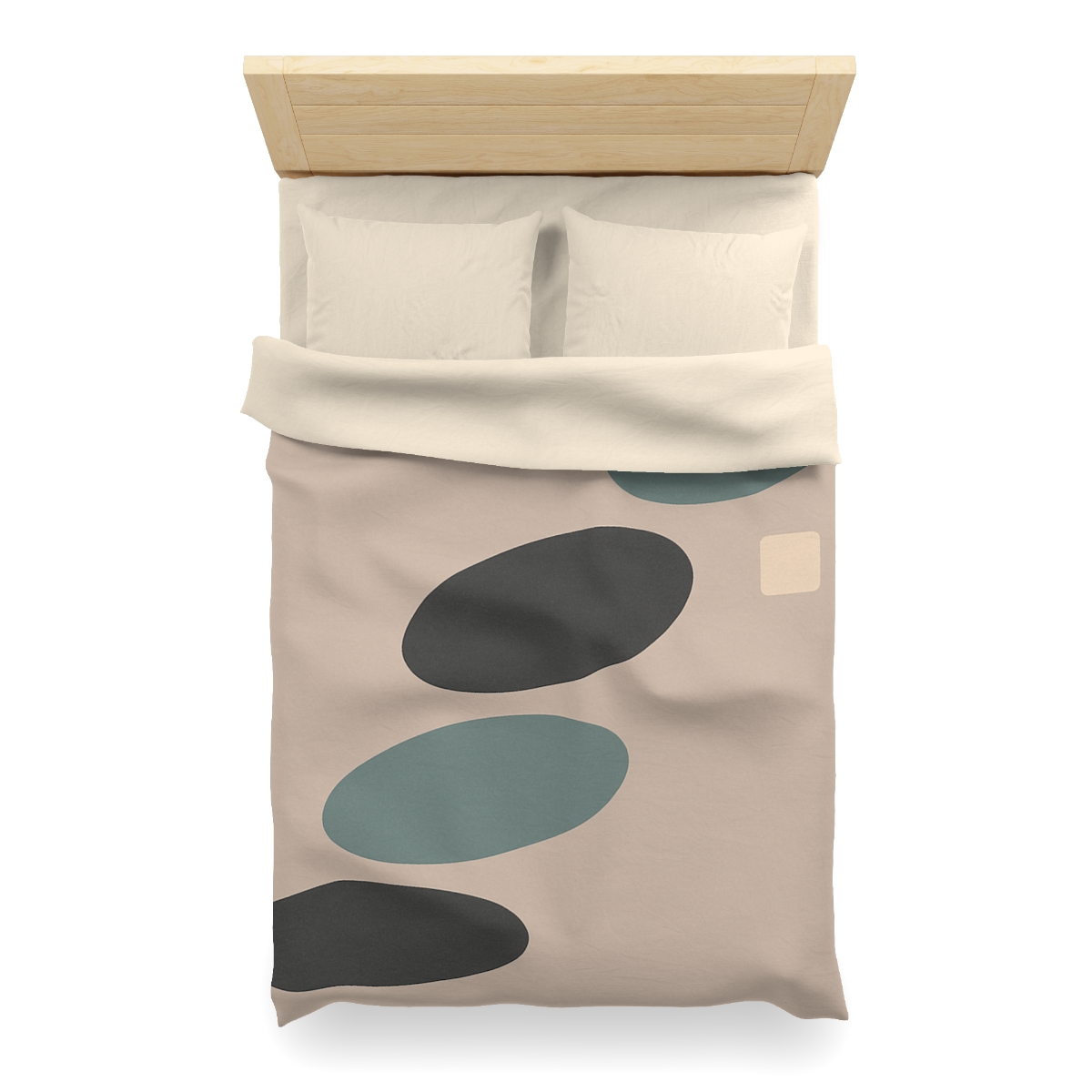 Staggered Ovals With Pause soft comforter duvets