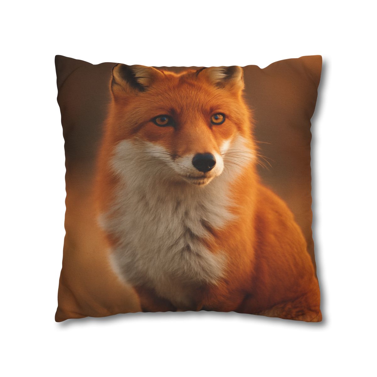 Crimson Whisper Red Fox custom pillow cases