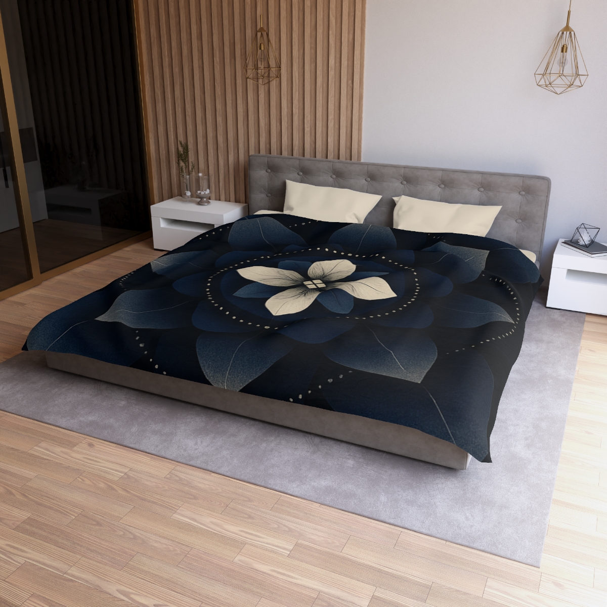 Petal Eclipse Mandala custom duvets