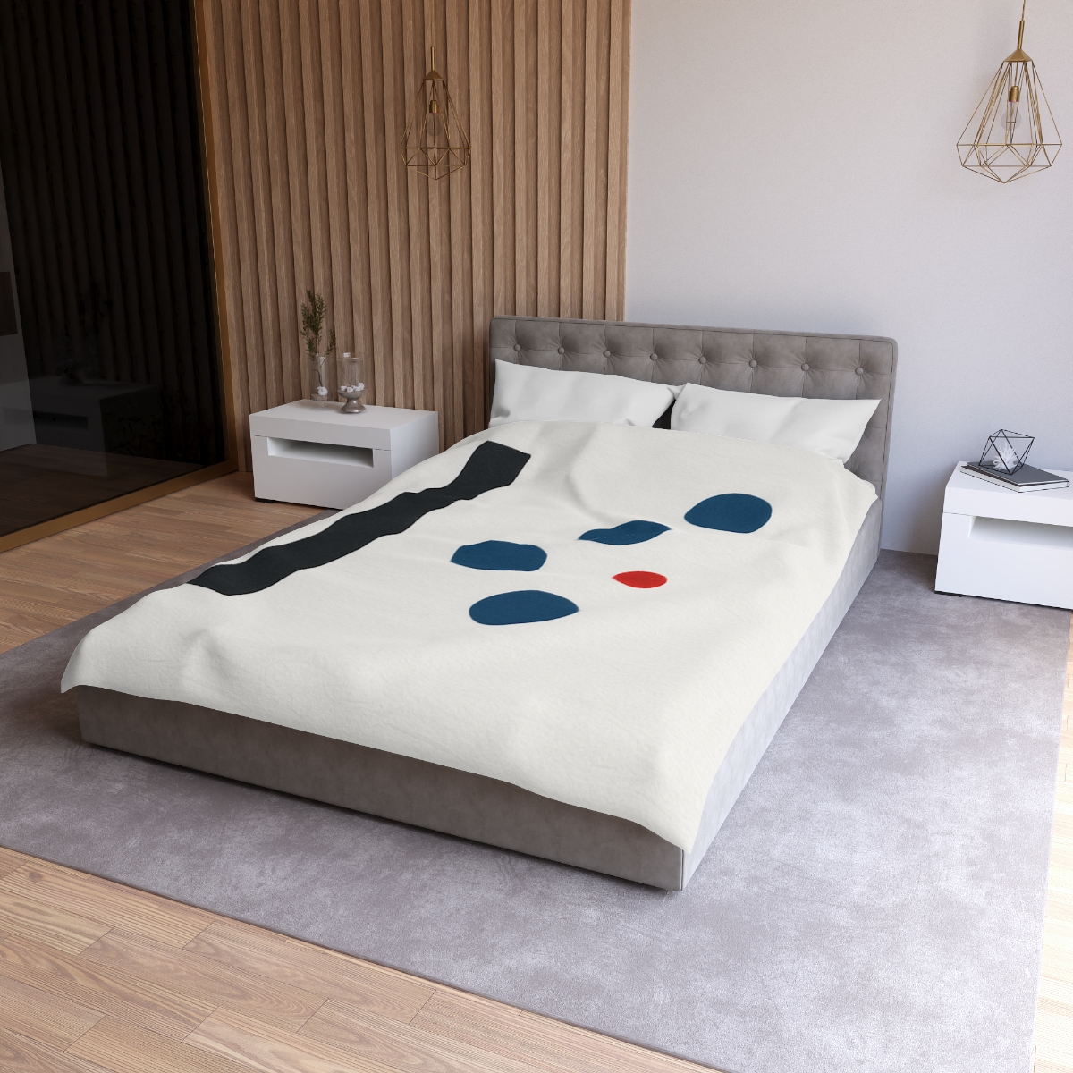 Staggered Dots With Leaning Slab stylish duvet covers