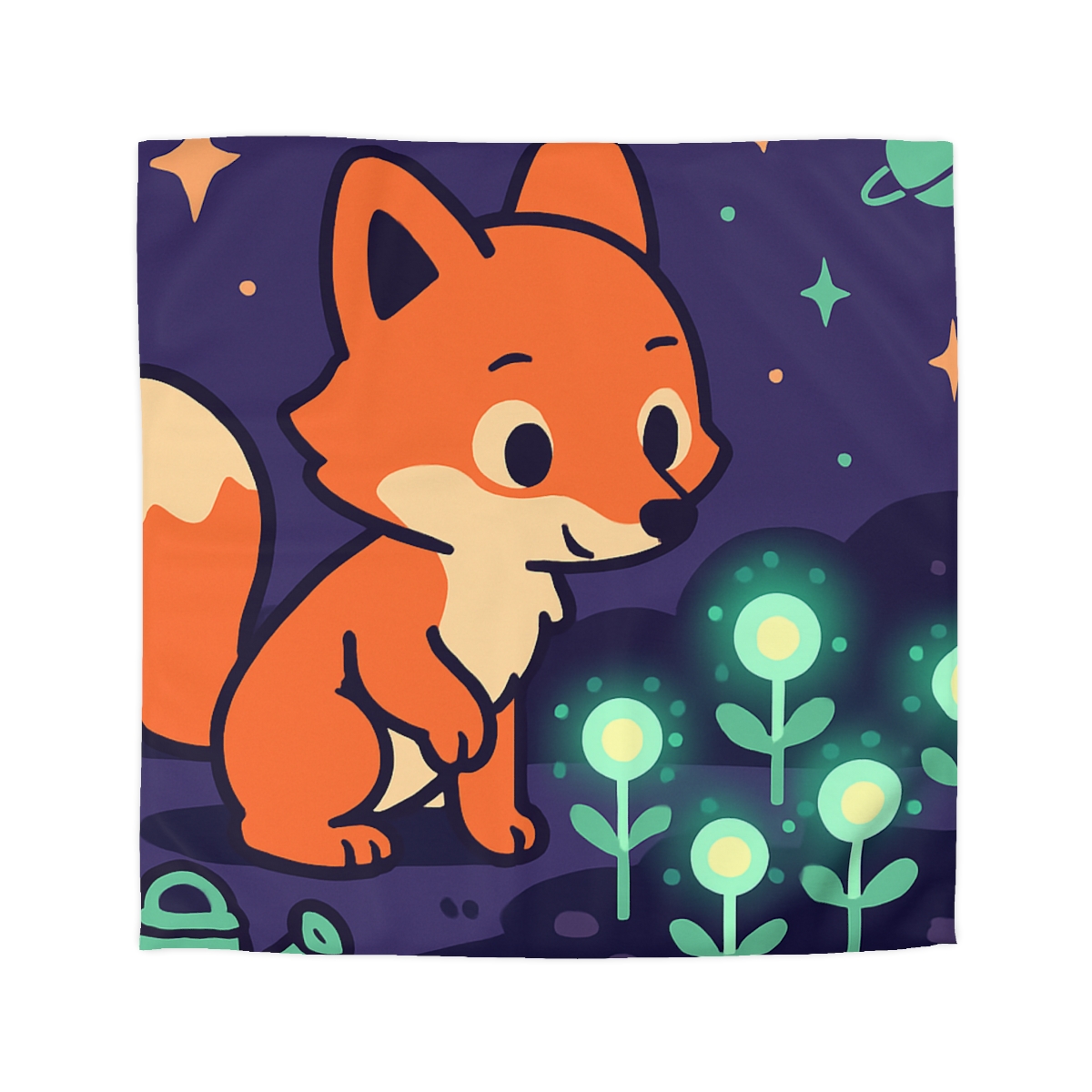 Galaxy Garden Fox warm winter duvets