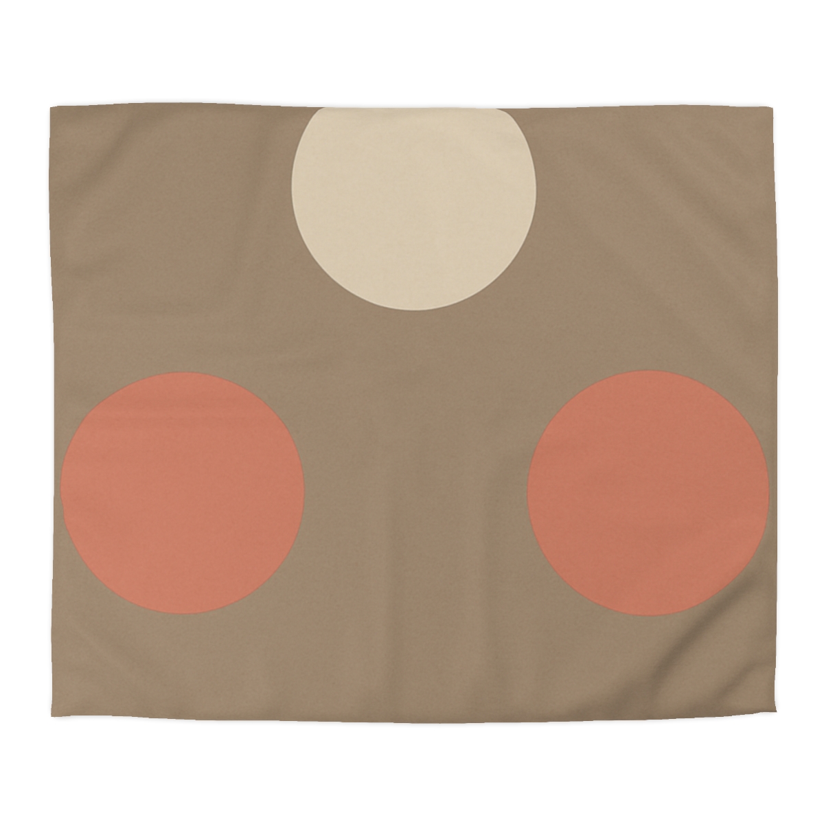 Triad Of Quiet Circles unique patterned duvets