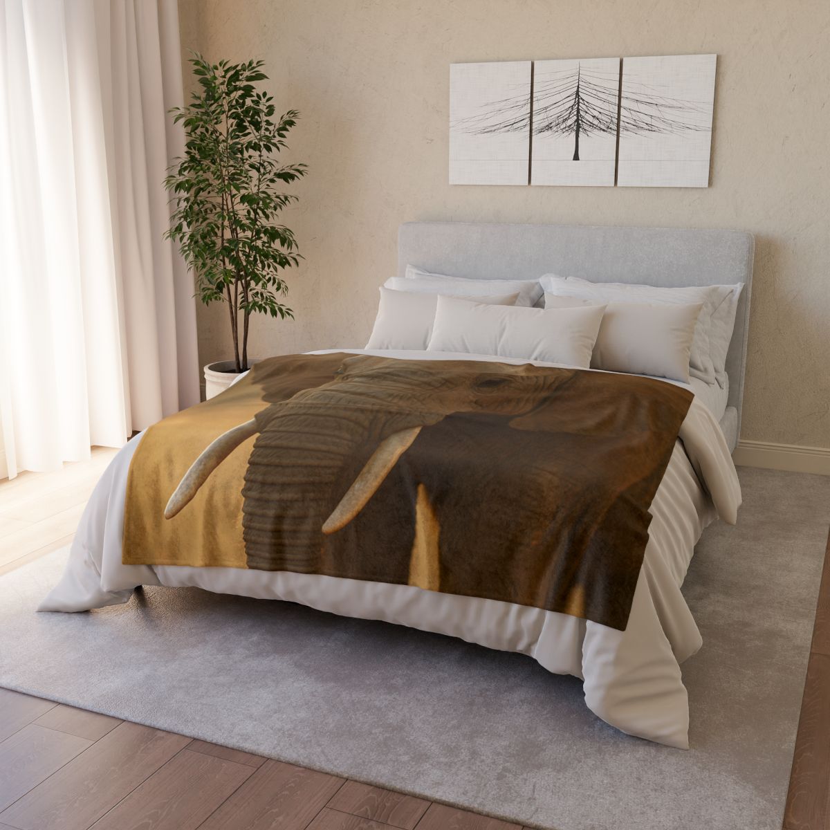 Silent Giant Elephant warm winter blankets