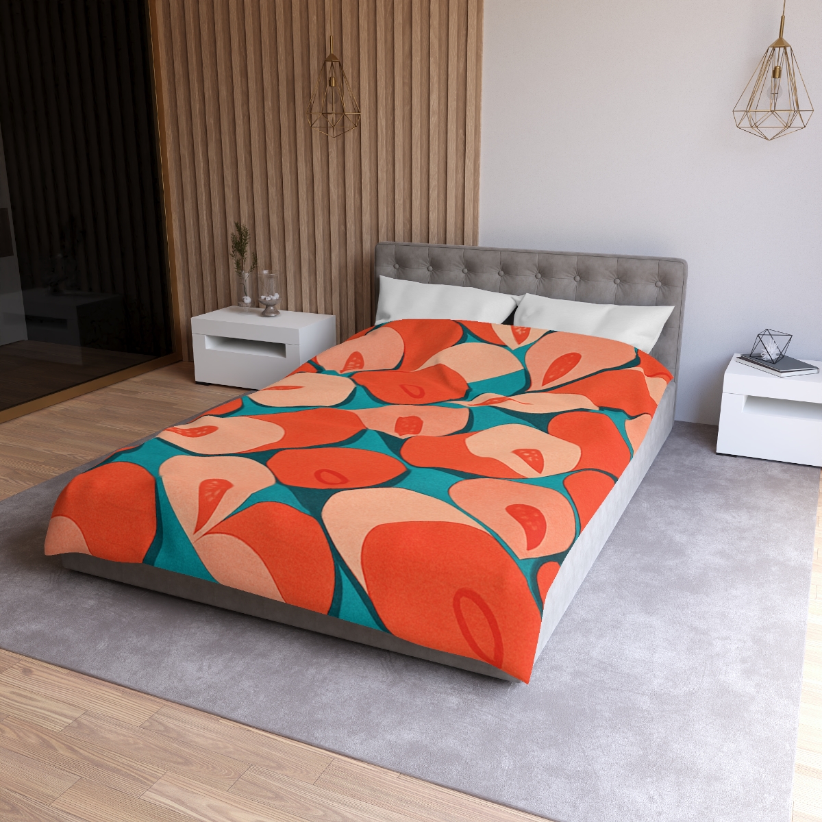 Petal Mosaic Circuit personalized bedding duvets