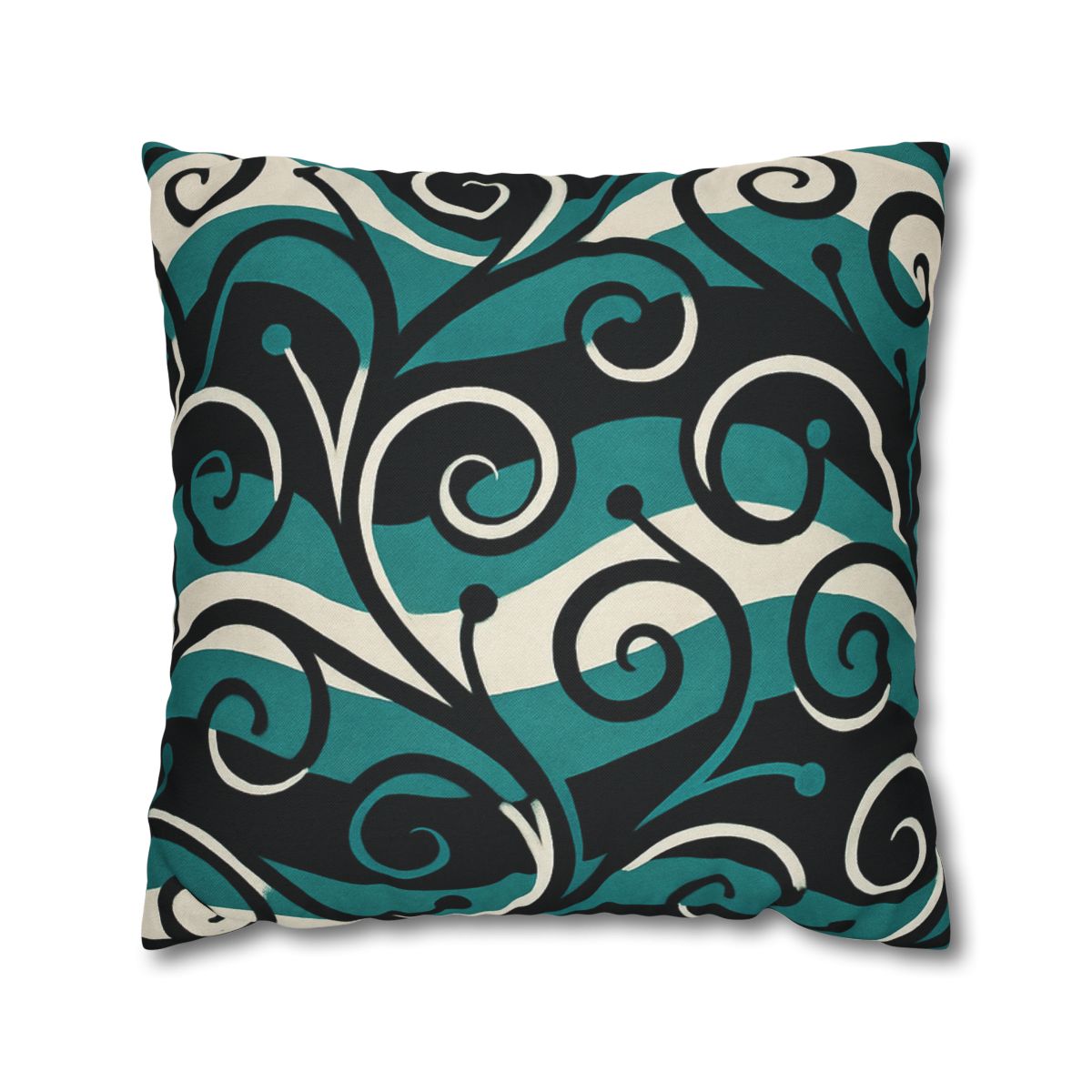 Vine Curl Wave Interference custom pillow cases