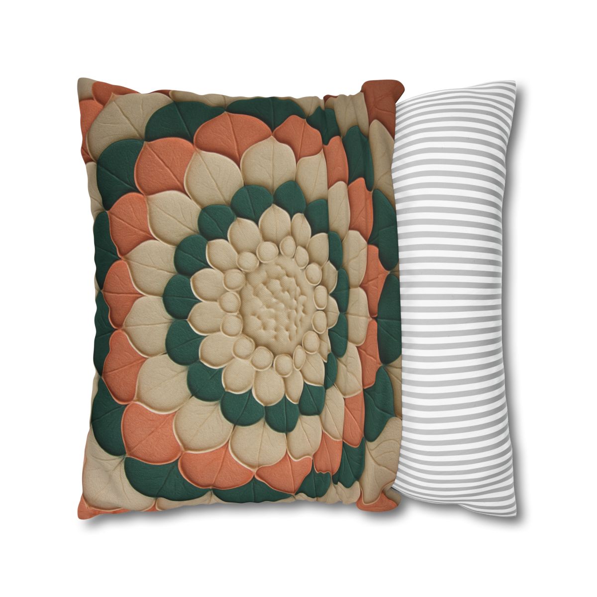 Petal Halo Mosaic designer print pillow cases