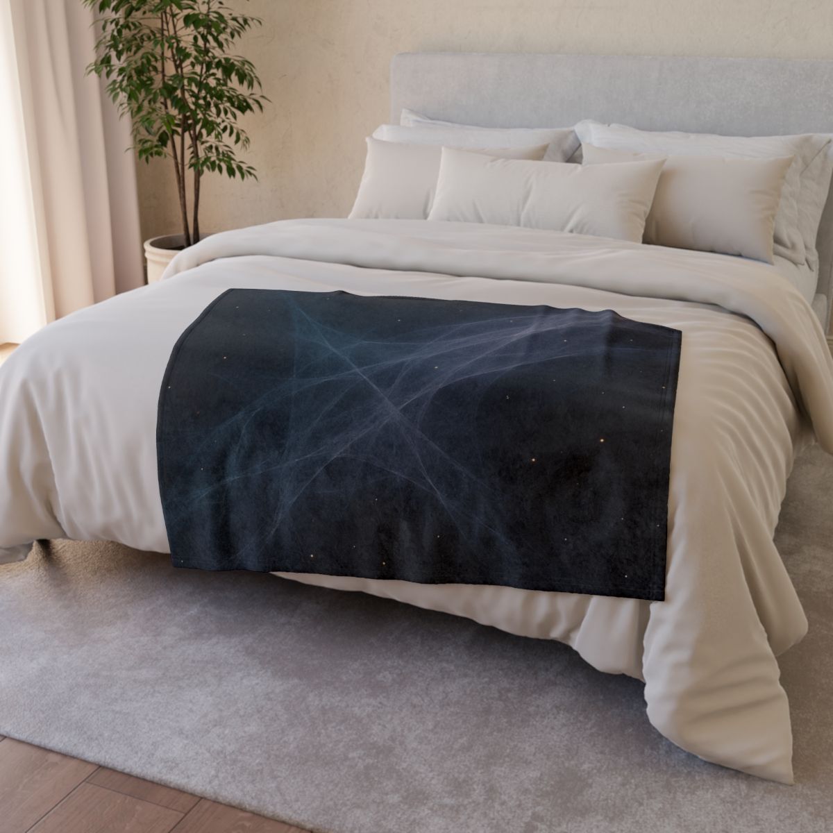 Whispering Cosmic Filament Tapestry personalized cozy blankets