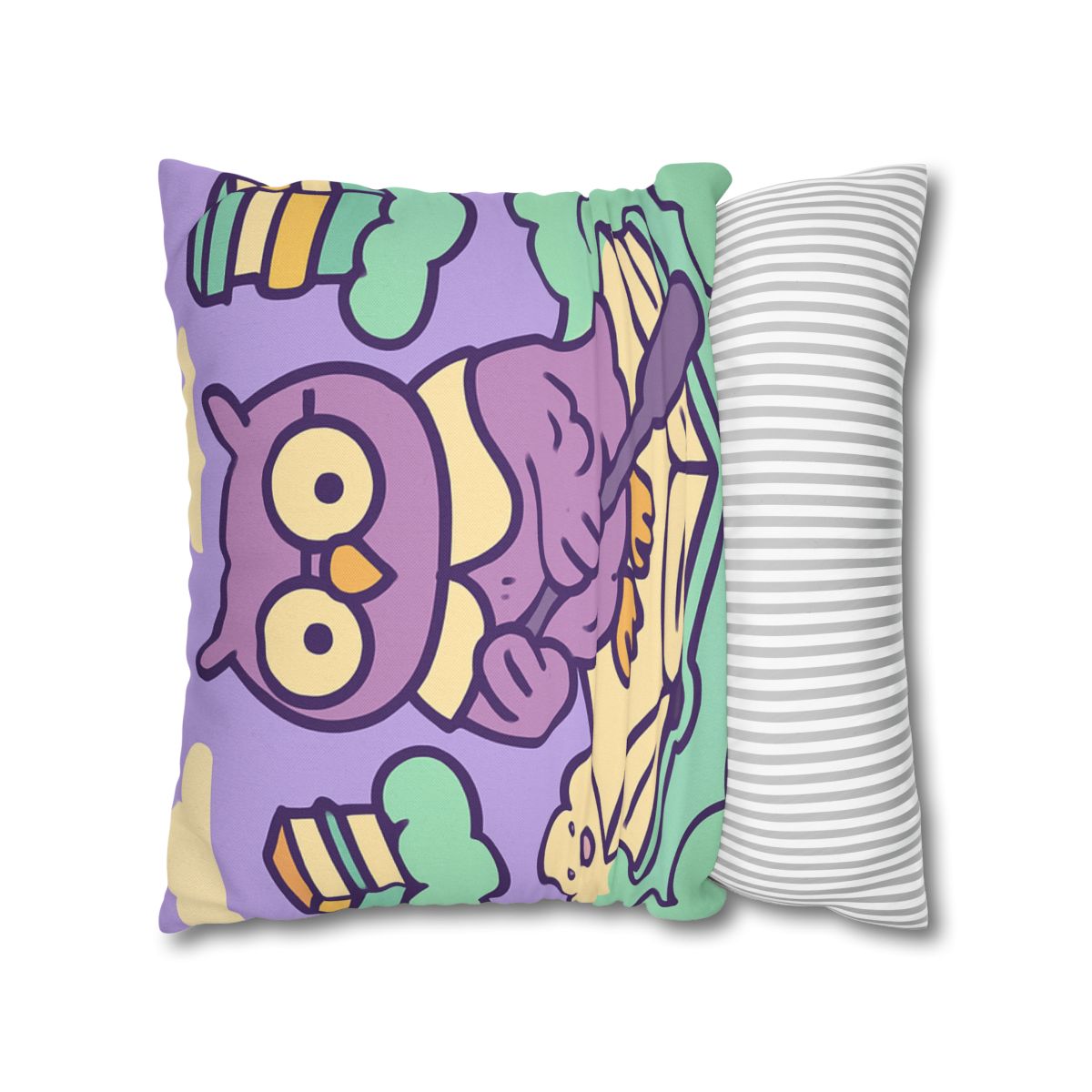 Cloud Library Owl Boat trendy patterned pillow cases