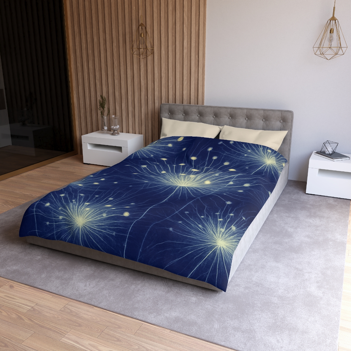 Stamen Burst Radiograph custom duvets