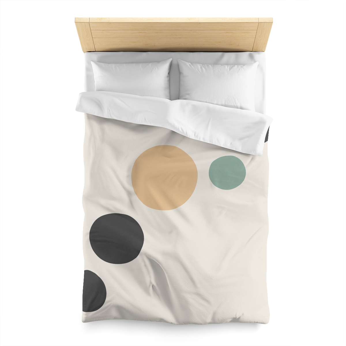 Diagonal Cluster Of Five Circles soft comforter duvets