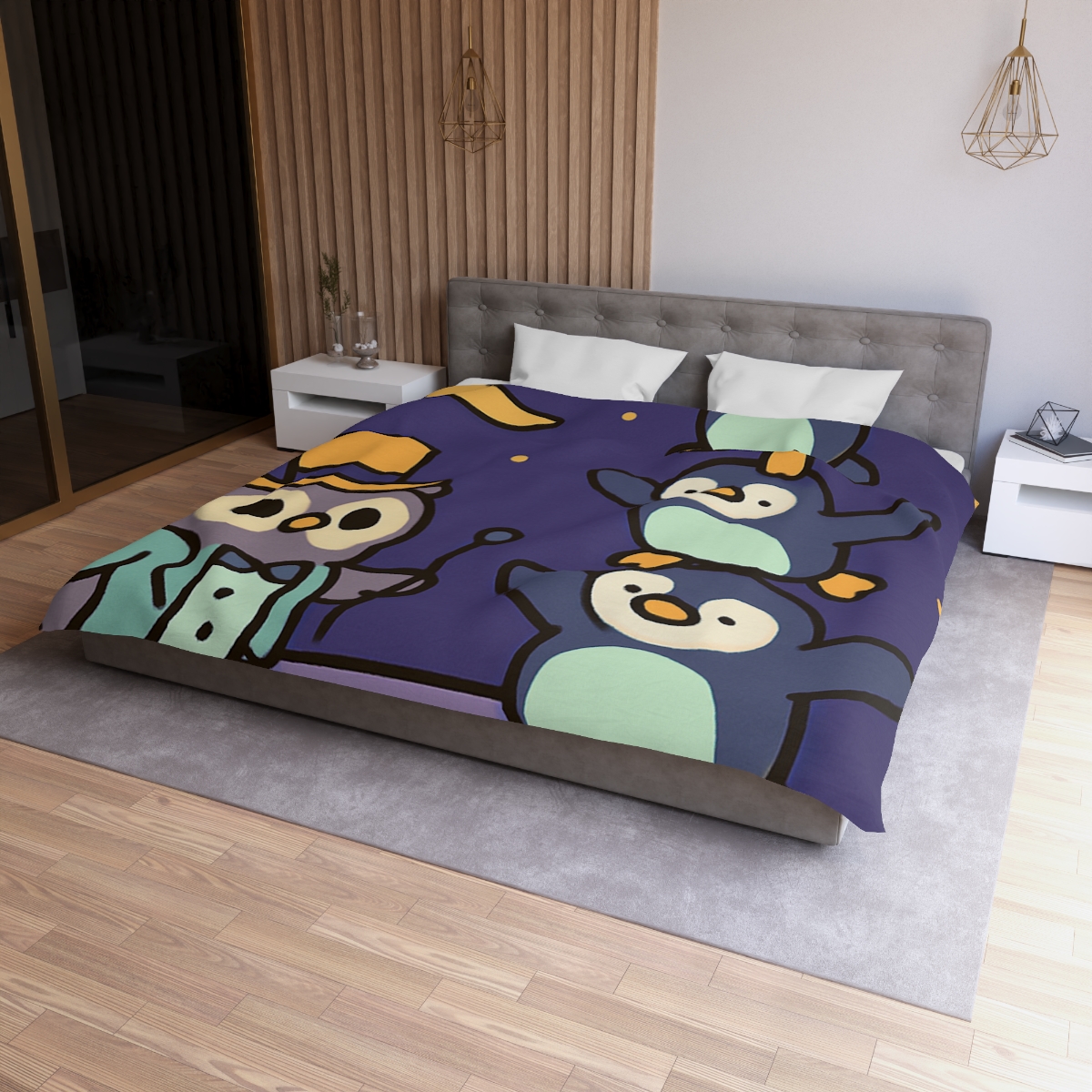 Moonlight Feather Circus stylish duvet covers