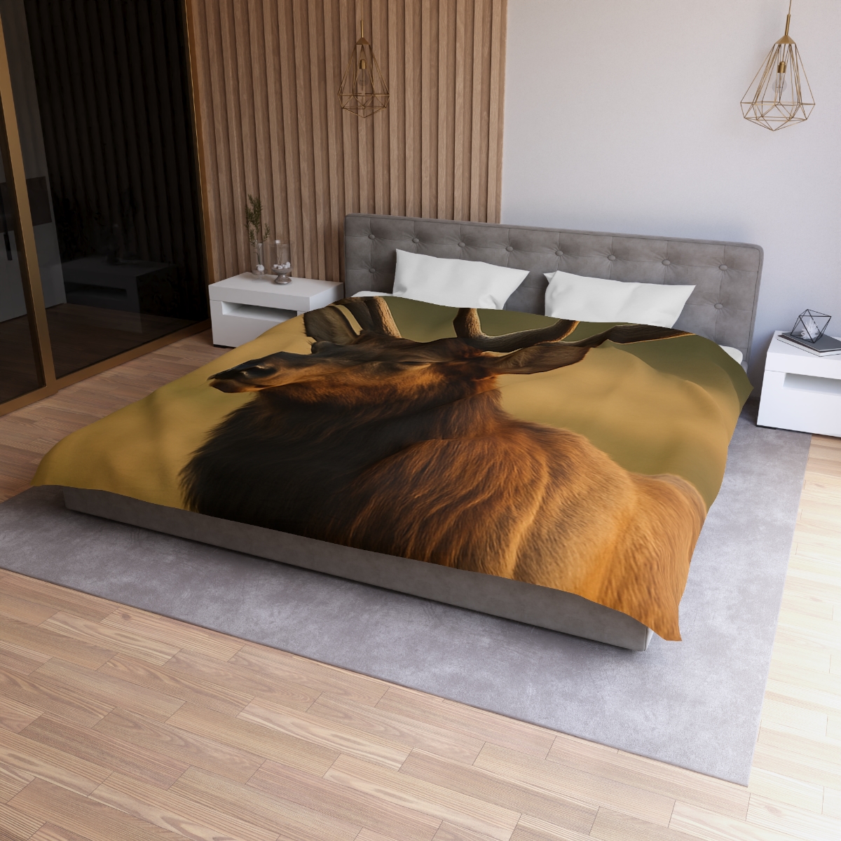 Antler Crown Mountain Elk soft comforter duvets