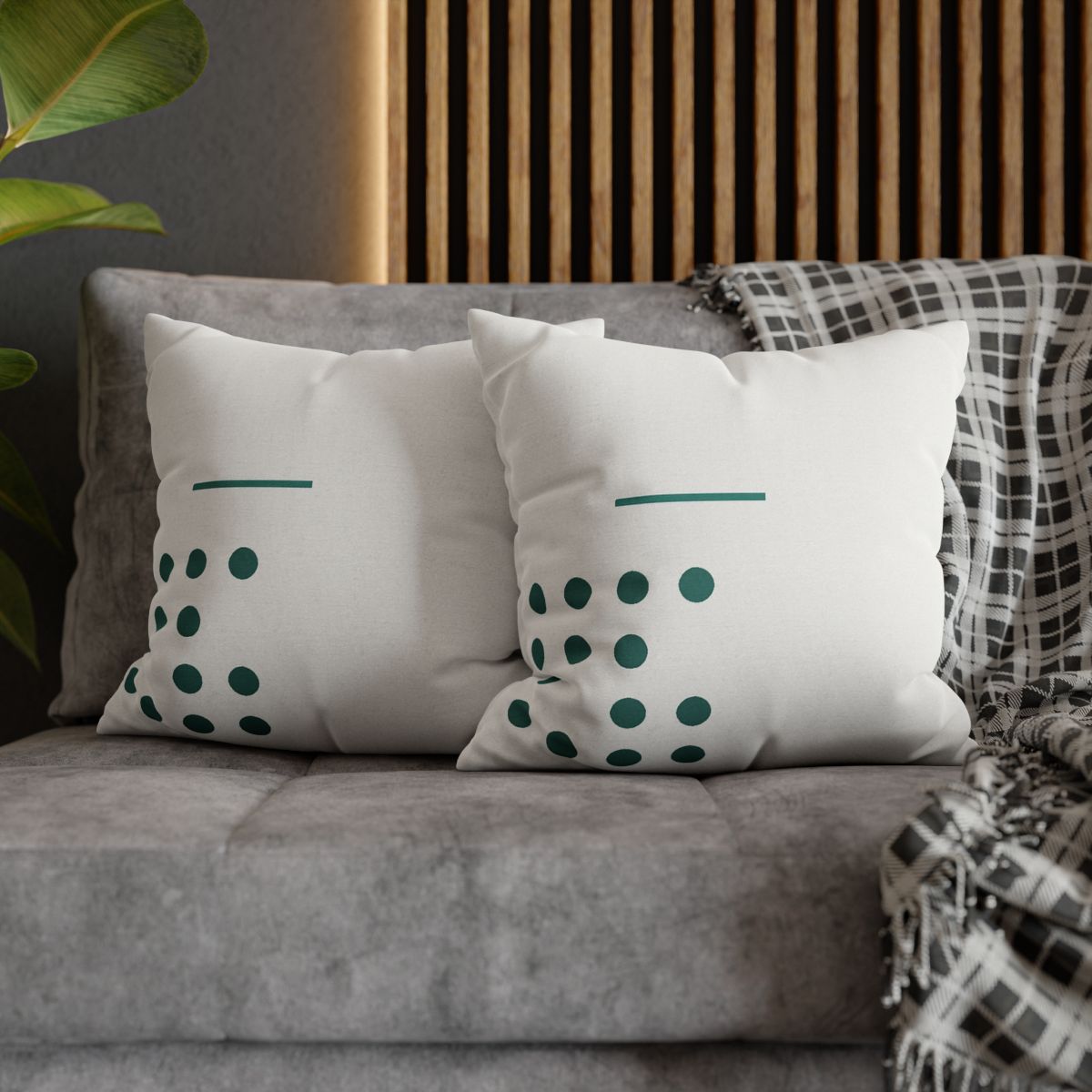 Sparse Dot Lattice Corner custom pillow cases