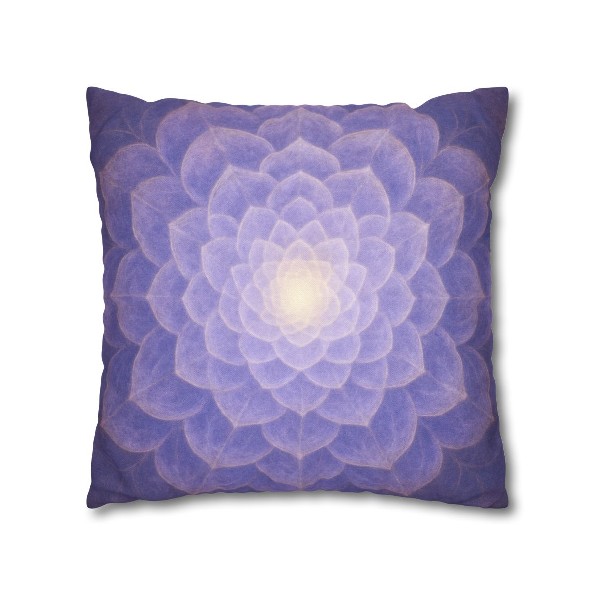 Petal Fractal Rosette soft cotton pillow cases