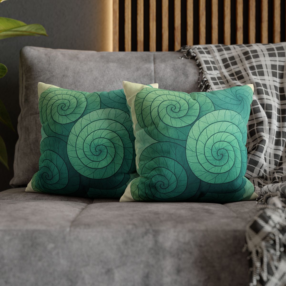 Vein Spiral Canopy personalized pillow covers