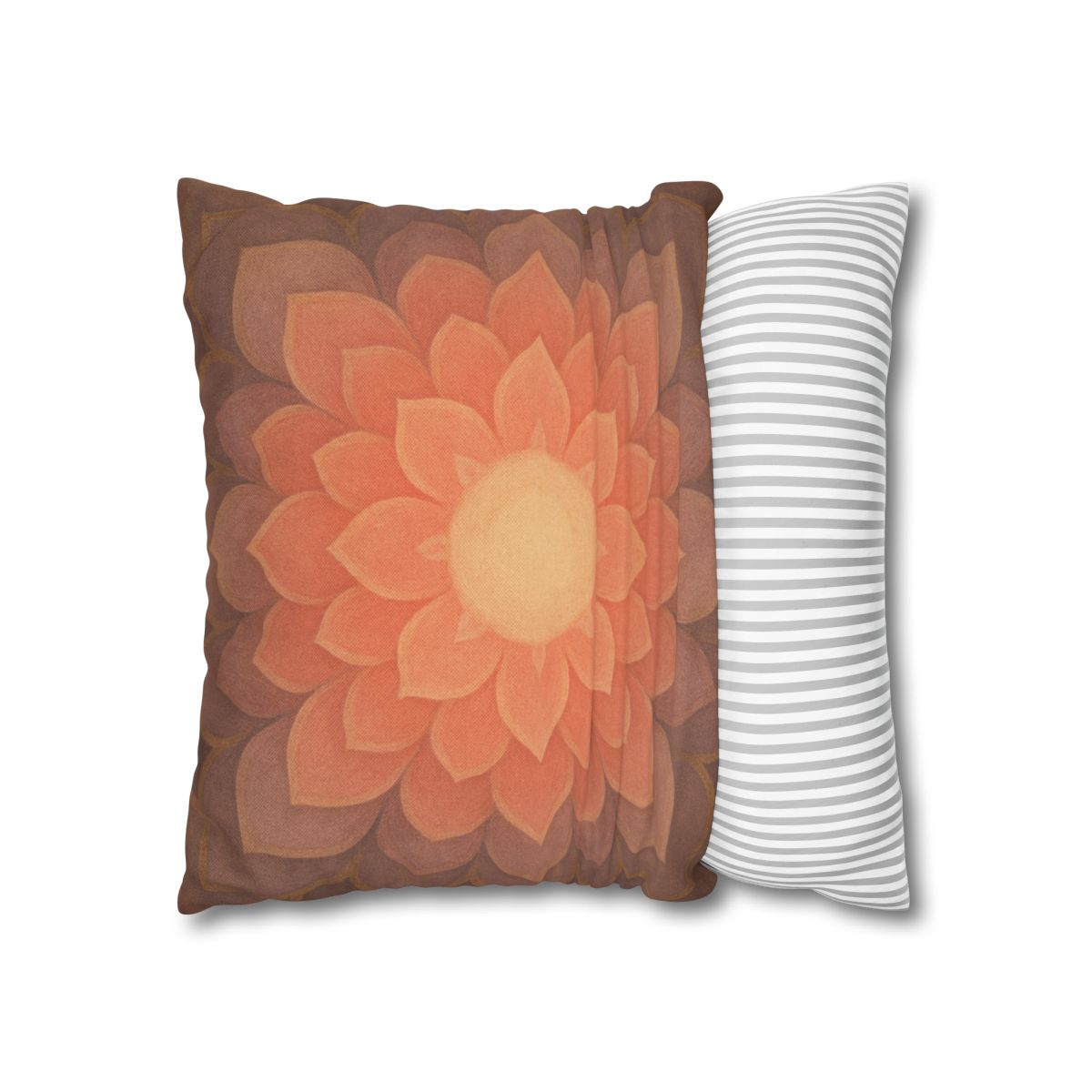 Petal Mandala Overlay stylish decorative pillowcases
