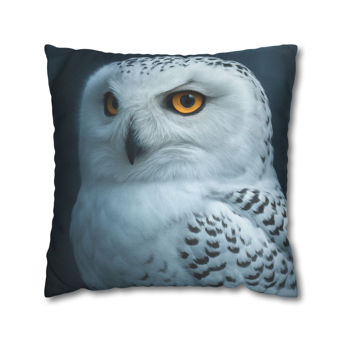 Midnight Watch Snowy Owl personalized pillow covers