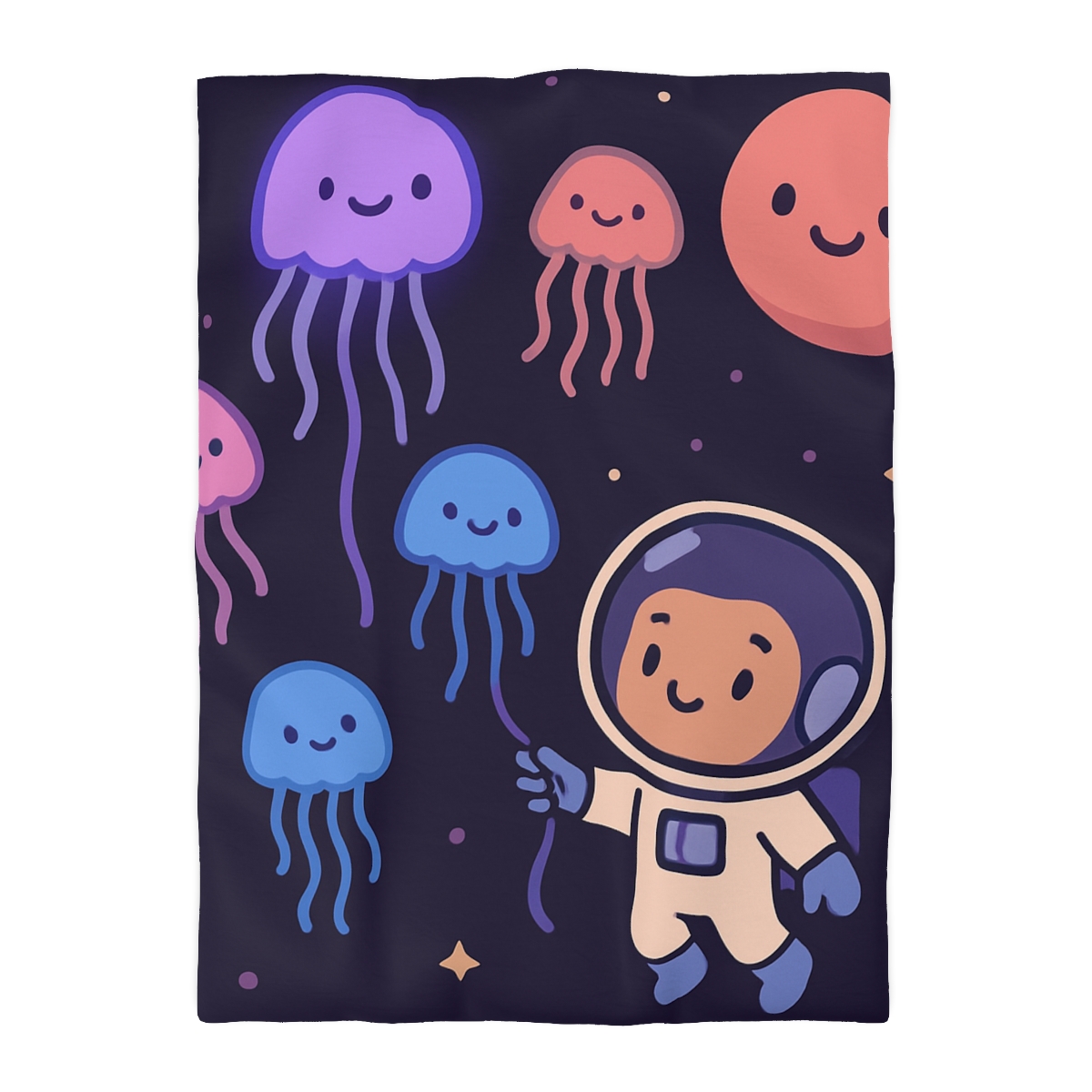 Galaxy Garden Of Floating Jellyfish trendy bedroom duvets