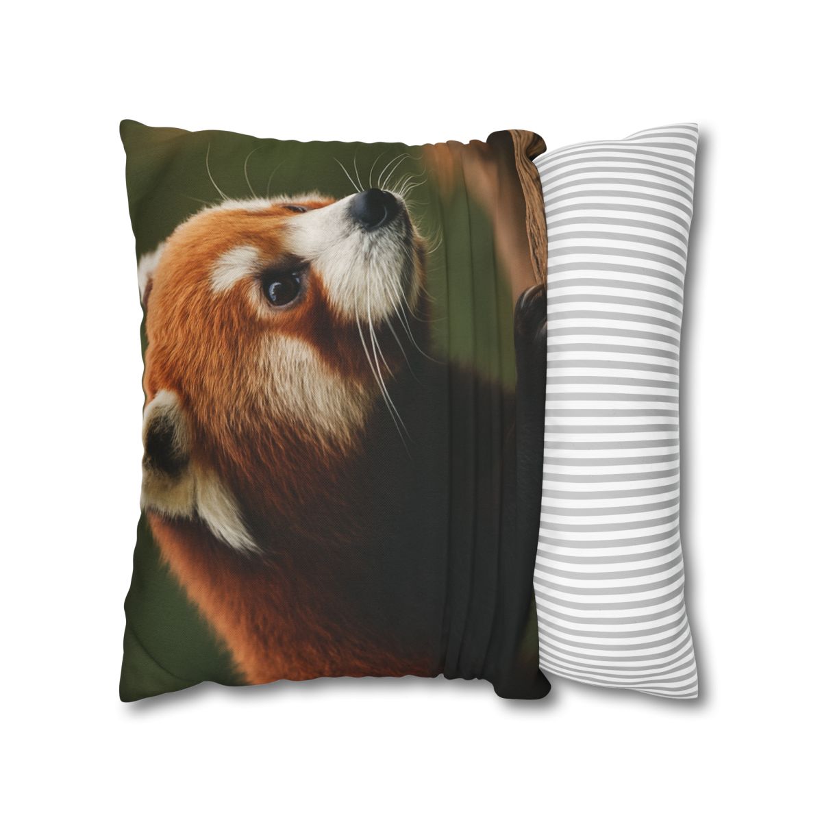 Bamboo Climber Red Panda trendy patterned pillow cases