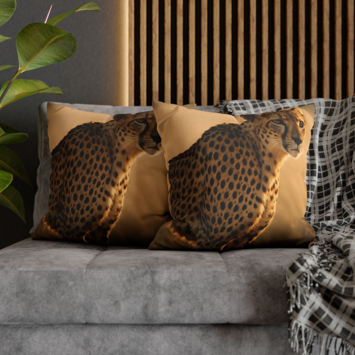 Horizon Runner Cheetah soft cotton pillow cases