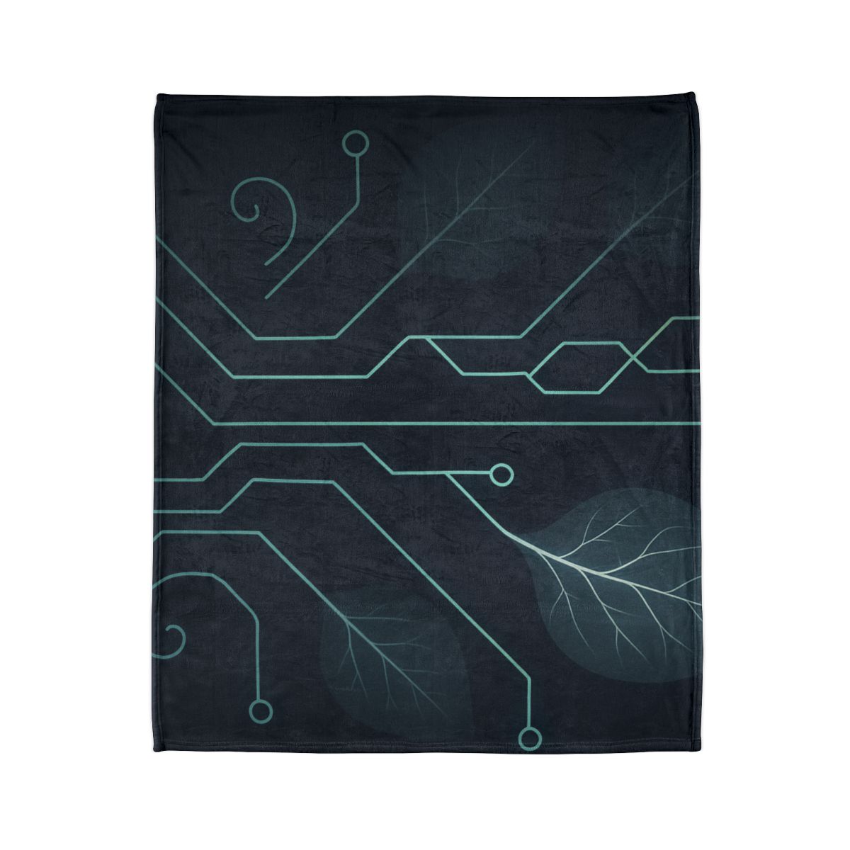Vine Circuit Filigree soft fleece blankets