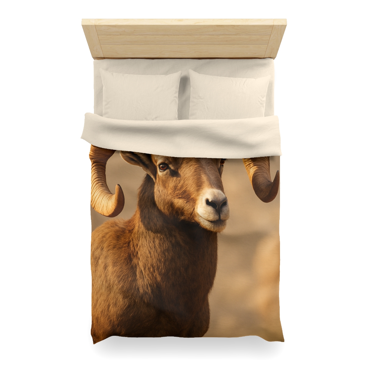 Canyon Echo Bighorn Sheep soft comforter duvets
