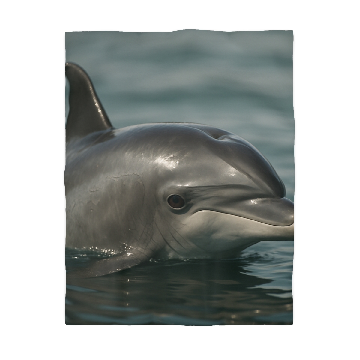 Mirror Calm Bottlenose Dolphin custom duvets