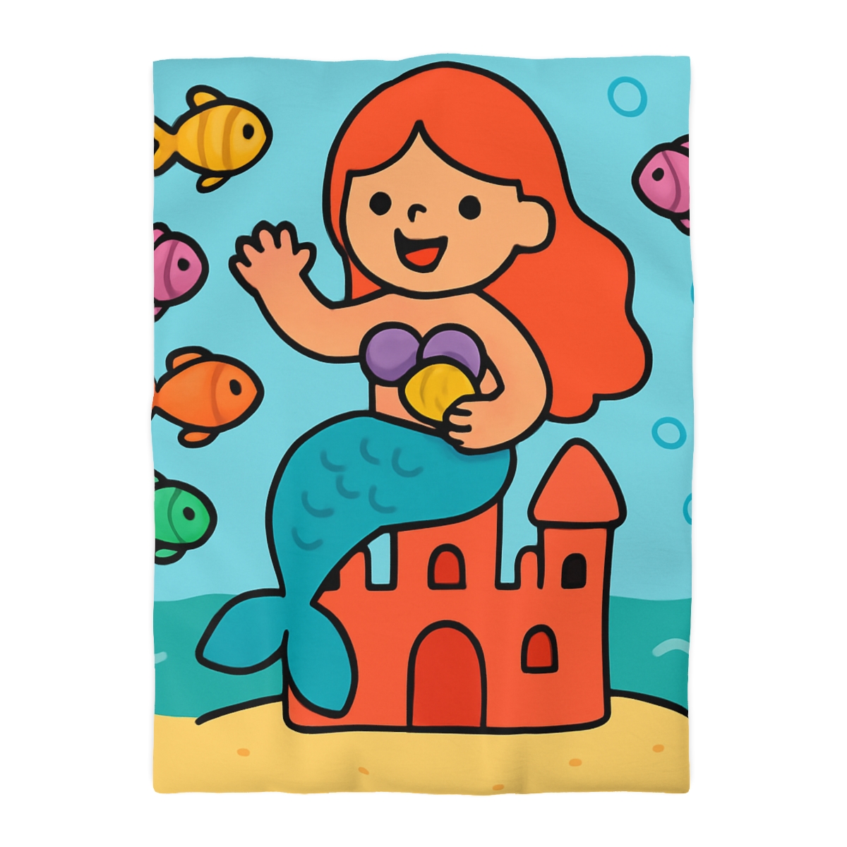 Coral Castle Mermaid trendy bedroom duvets