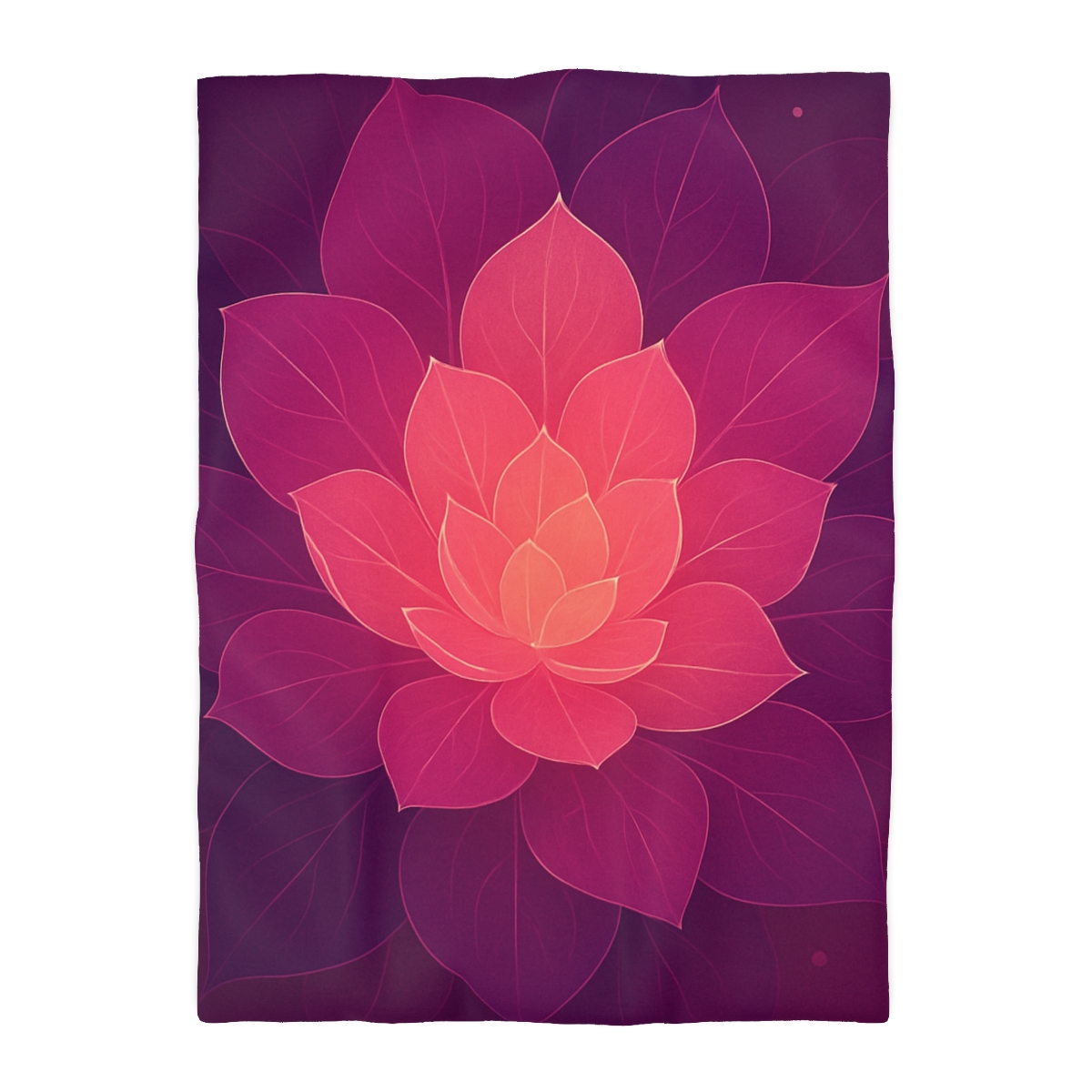 Petal Prism Overlap unique patterned duvets