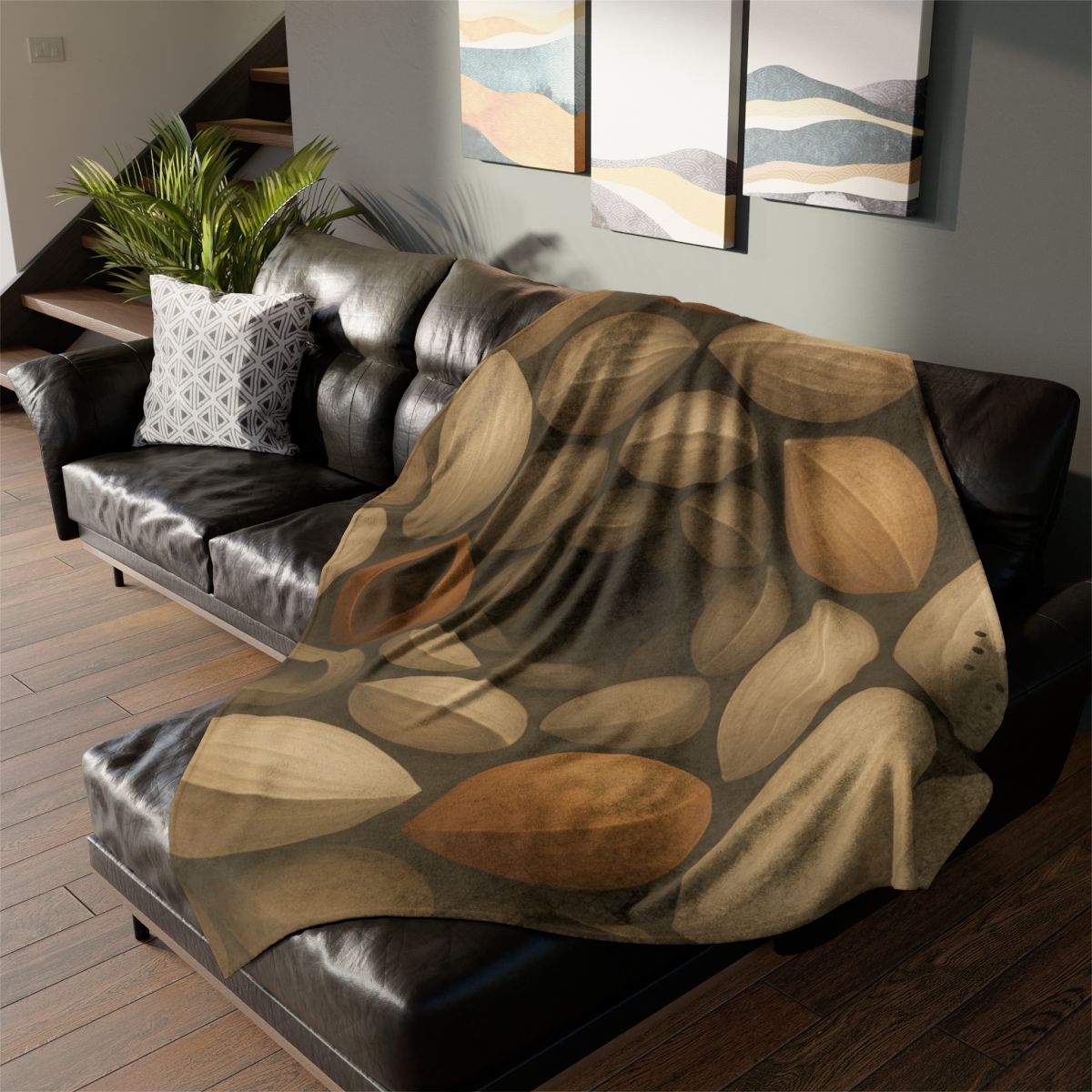 Seed Pod Spiral Archive warm winter blankets