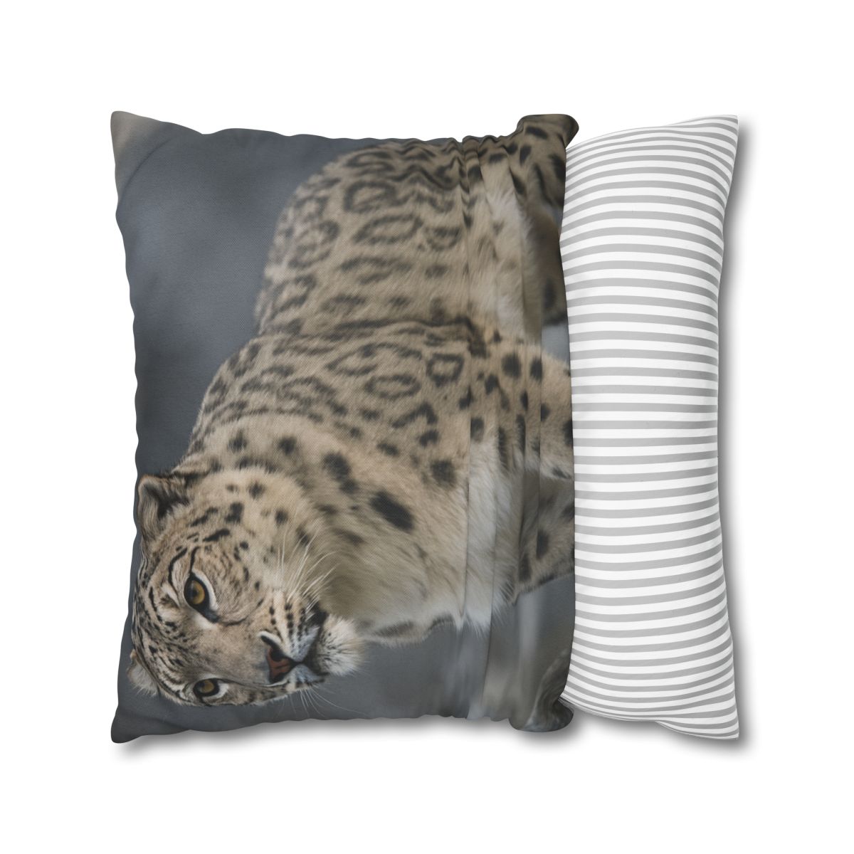 Snow Leopard Silent Summit trendy patterned pillow cases