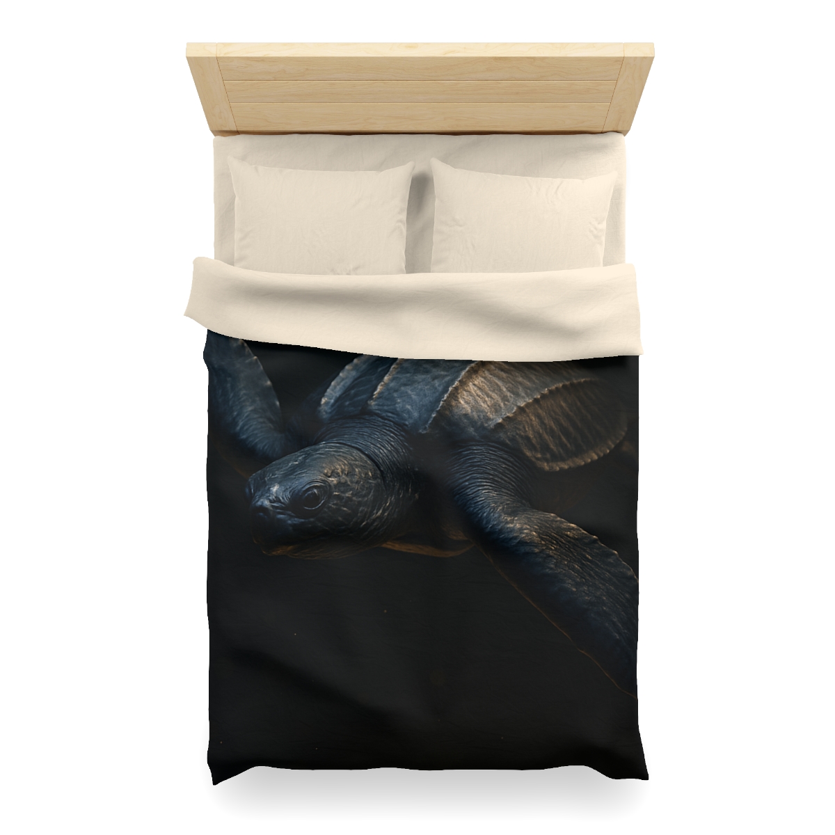 Starlit Drift Leatherback Sea Turtle unique patterned duvets