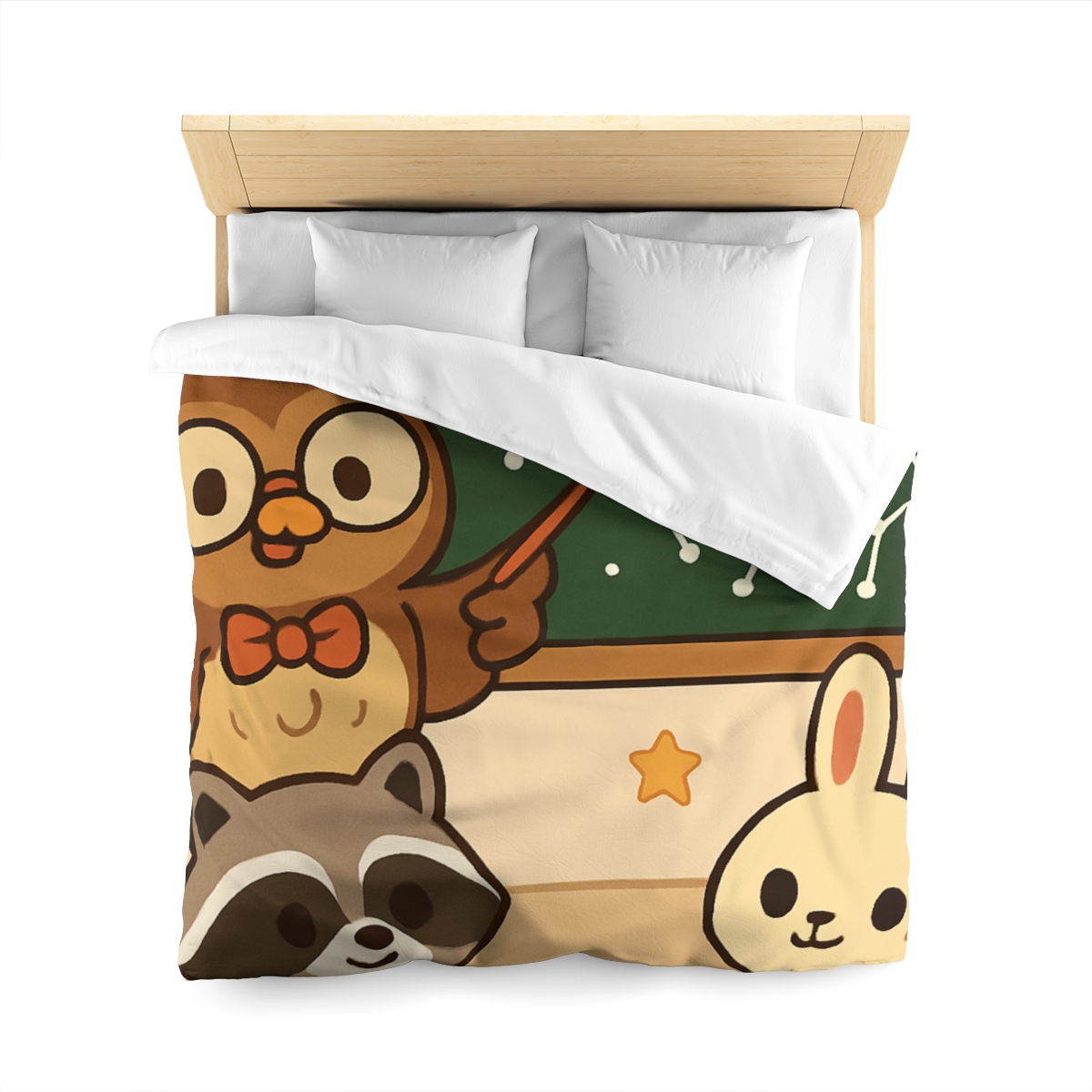 Comet Classroom Owl And The Star Map Chalkboard warm winter duvets