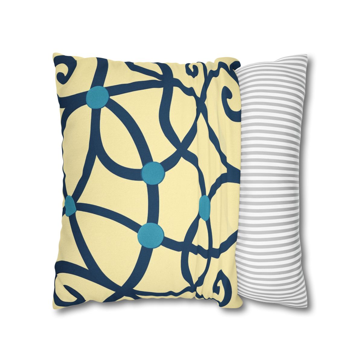 Tendril Ribbon Network trendy patterned pillow cases