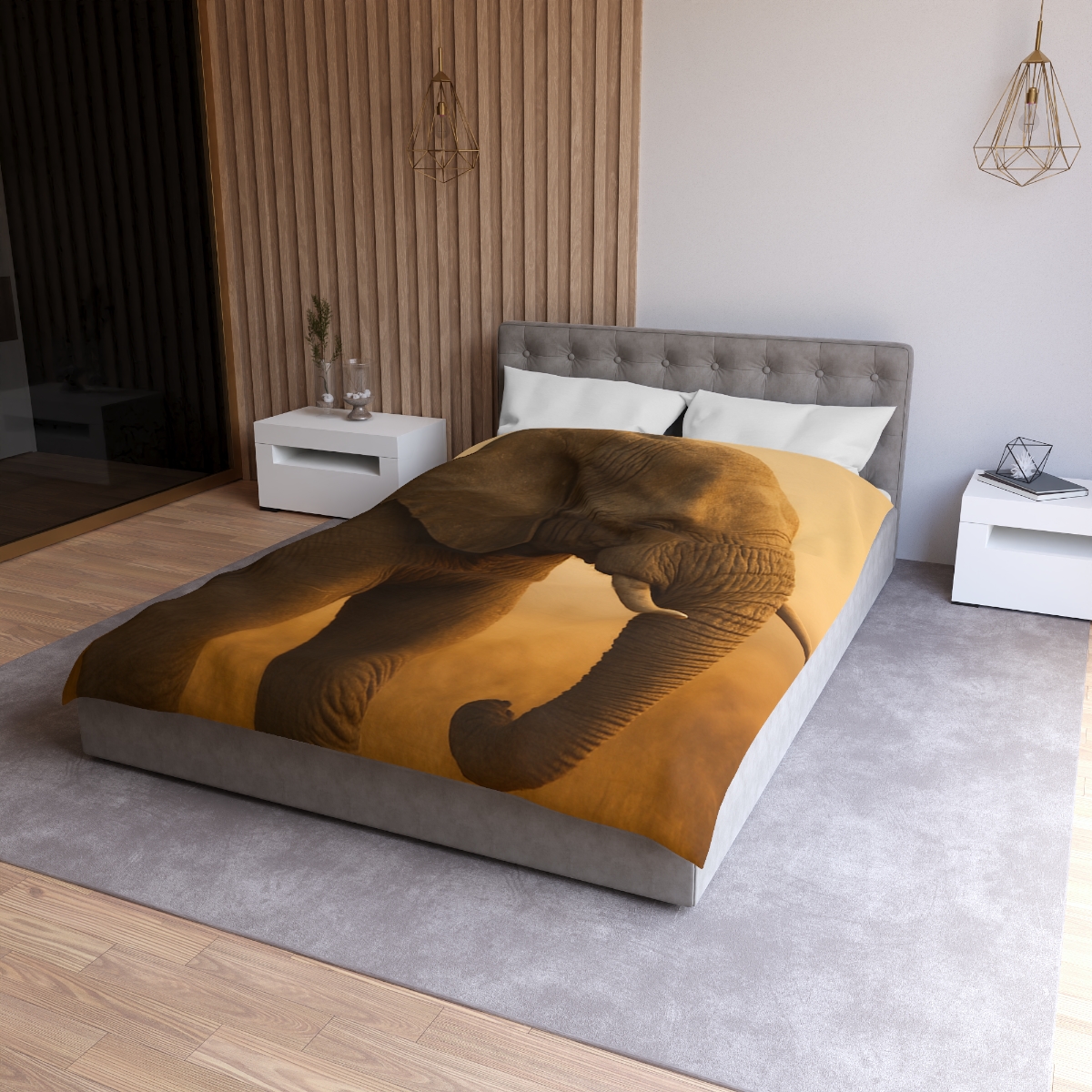 Savannah Sentinel Elephant unique patterned duvets