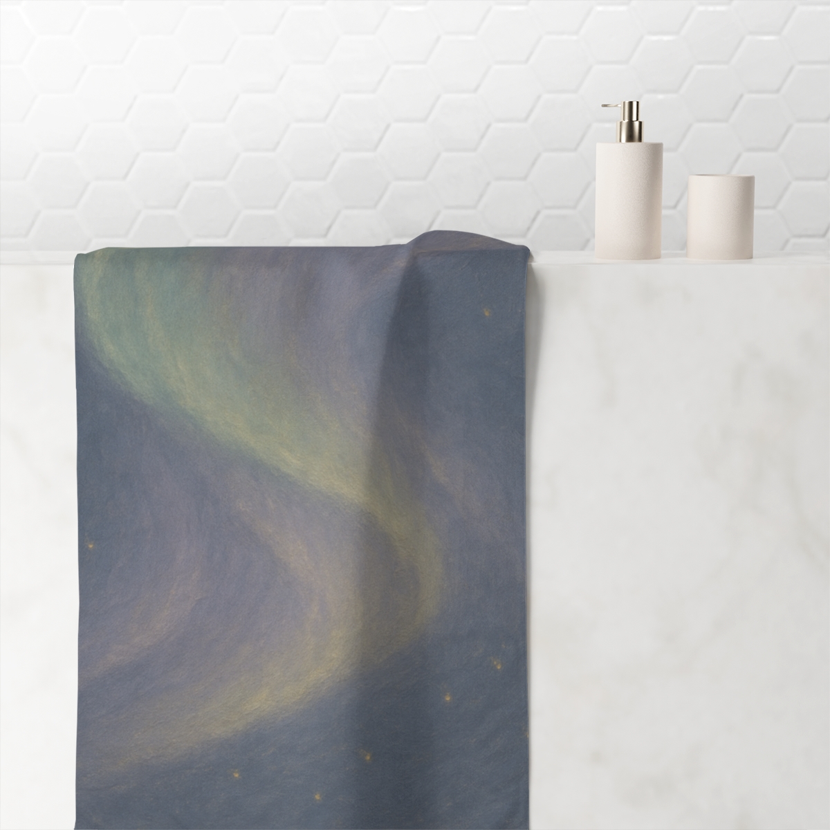 Auroral Dust Gradient unique gift towels