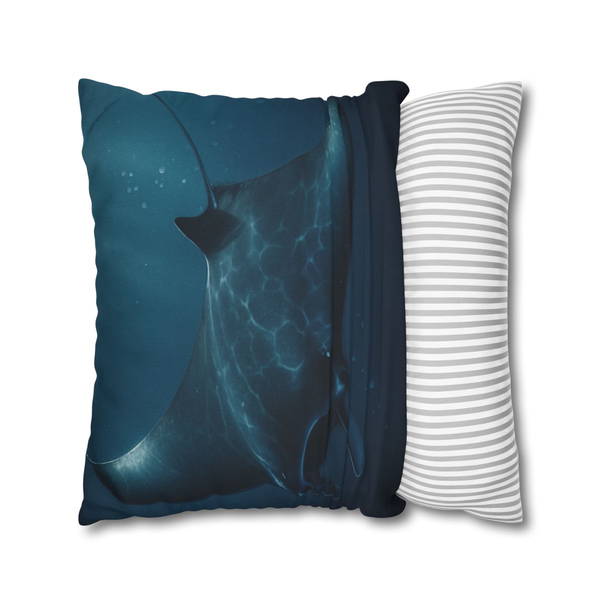 Starlit Surge Manta Ray unique gift pillow cases