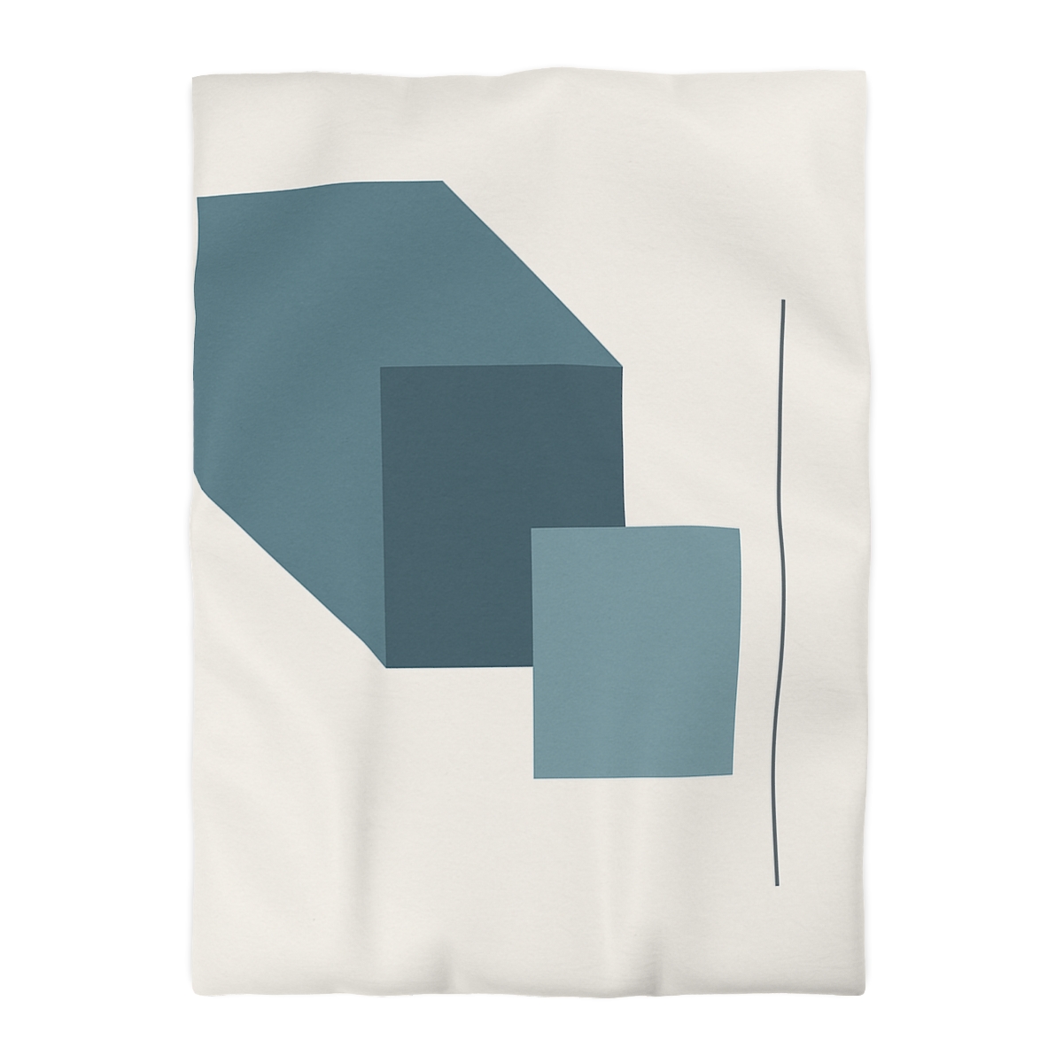 Stepped Rectangle Orbits personalized bedding duvets