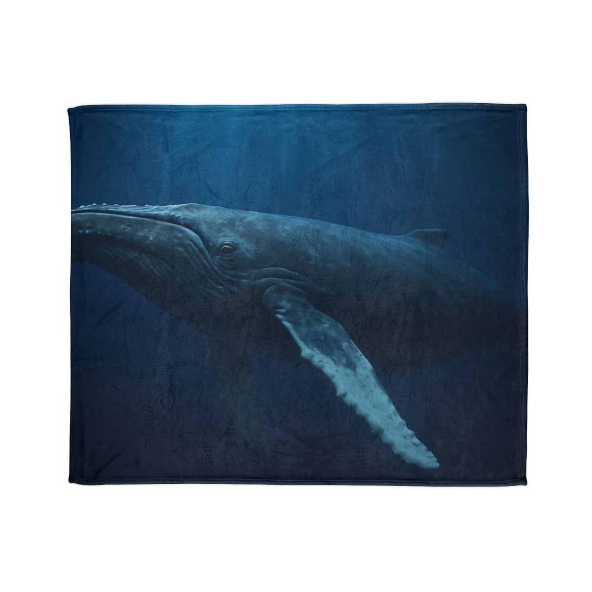 Deep Chorus Humpback Whale personalized cozy blankets